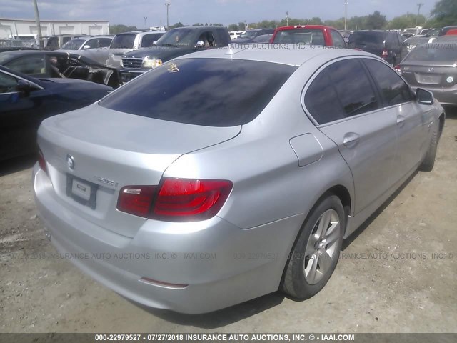 WBAXH5C5XCDW08811 - 2012 BMW 528 XI SILVER photo 4