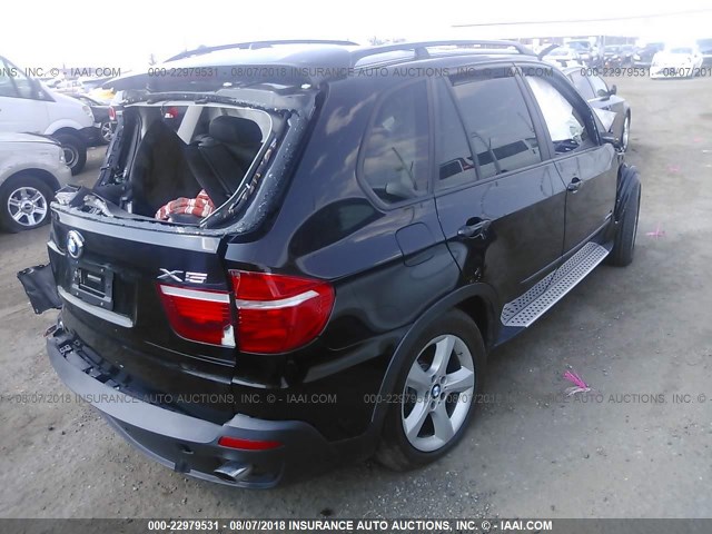 5UXFF03569LJ95757 - 2009 BMW X5 XDRIVE35D Чорний фото 4