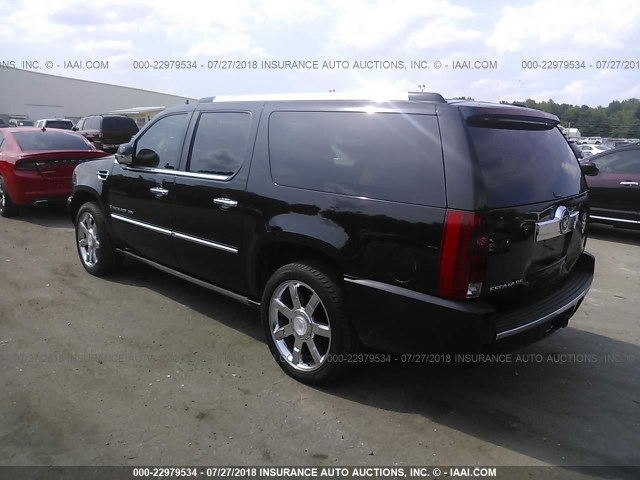 1GYFK66877R327970 - 2007 CADILLAC ESCALADE ESV BLACK photo 3