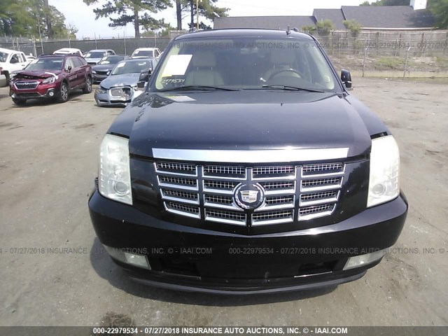 1GYFK66877R327970 - 2007 CADILLAC ESCALADE ESV BLACK photo 6