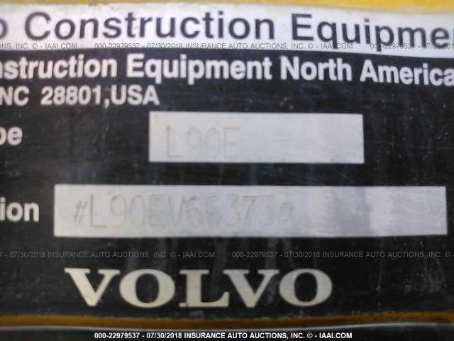 V66373 - 2004 VOLVO L90E Unknown photo 9