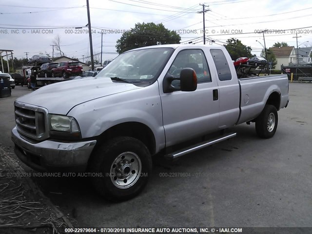 1FTSX31S44ED44543 - 2004 FORD F350 SRW SUPER DUTY SILVER photo 2