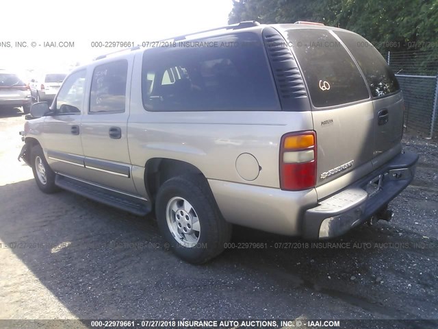 1GNEC16Z43J252154 - 2003 CHEVROLET SUBURBAN C1500 GOLD photo 3