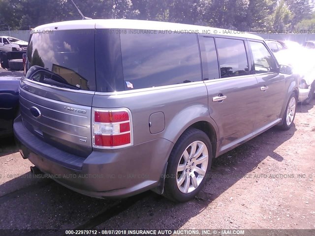 2FMEK63CX9BA16223 - 2009 FORD FLEX LIMITED GRAY photo 4