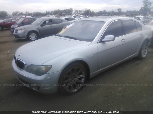 WBAHN83526DT62260 - 2006 BMW 750 LI SILVER photo 2