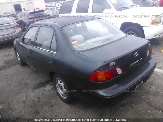 1NXBR12EXXZ296964 - 1999 TOYOTA COROLLA VE/CE/LE 绿色 照片 3