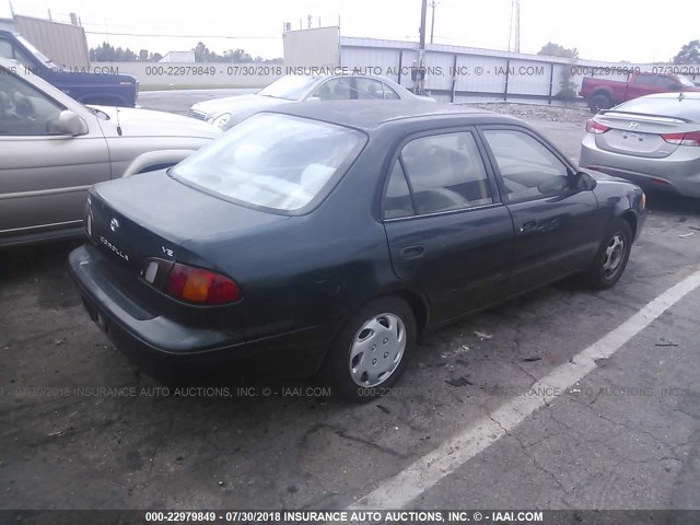 1NXBR12EXXZ296964 - 1999 TOYOTA COROLLA VE/CE/LE 绿色 照片 4