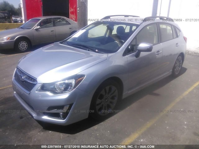 JF1GPAW61F8253775 - 2015 SUBARU IMPREZA SPORT LIMITED GRAY photo 2