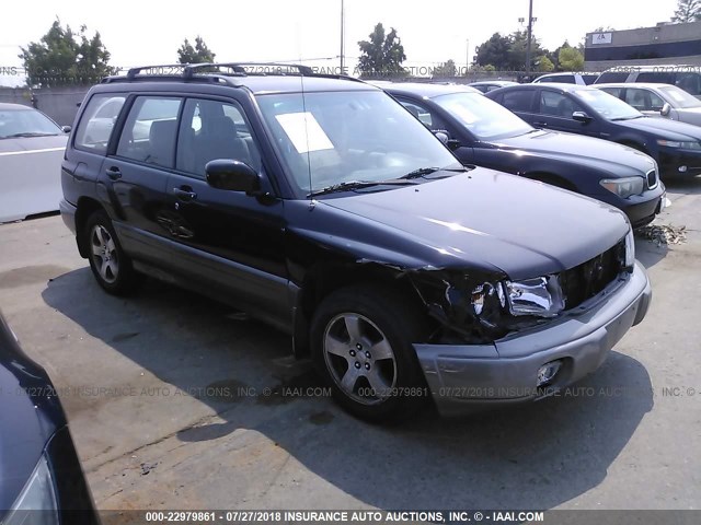JF1SF6555WH706072 - 1998 SUBARU FORESTER S BLACK photo 1