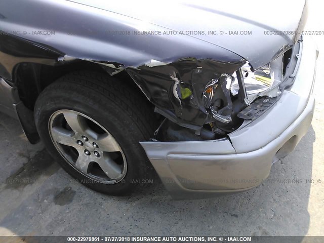 JF1SF6555WH706072 - 1998 SUBARU FORESTER S BLACK photo 6