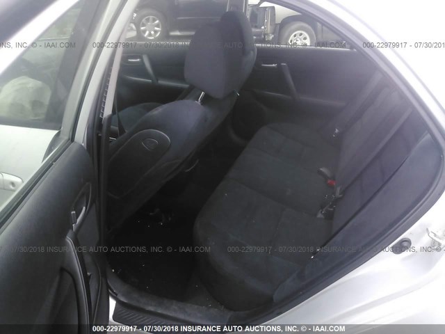 1YVHP80C075M08433 - 2007 MAZDA 6 I SILVER photo 8