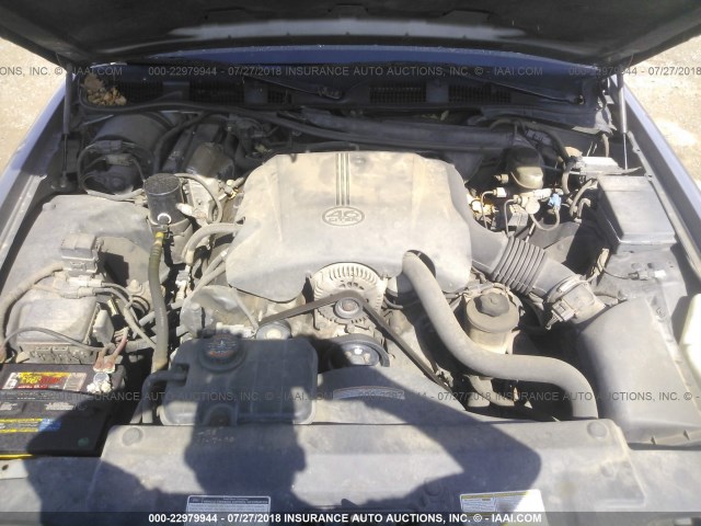 2MEFM74W3YX606264 - 2000 MERCURY GRAND MARQUIS GS GRAY photo 10