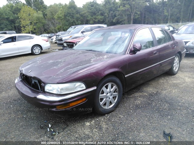 1G4CW54K344139036 - 2004 BUICK PARK AVENUE  MAROON photo 2