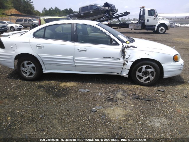 1G2NE52E2XC575128 - 1999 PONTIAC GRAND AM SE WHITE photo 6