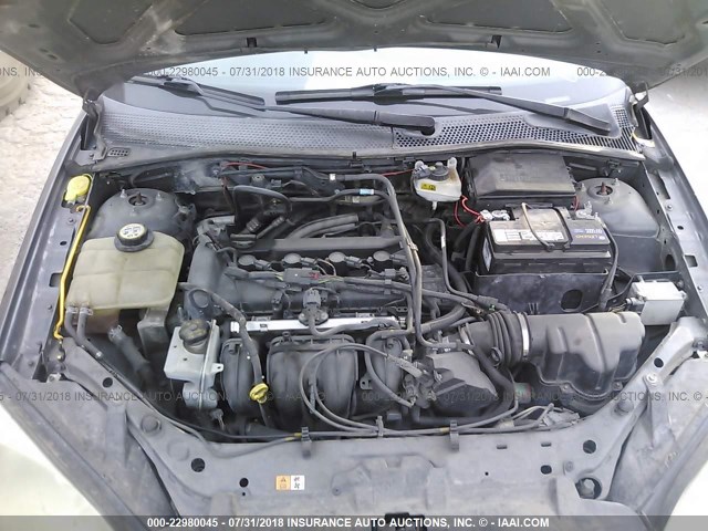 1FAFP31N36W218799 - 2006 FORD FOCUS ZX3 GRAY photo 10