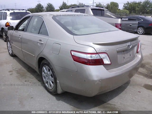 4T1BB46K99U062615 - 2009 TOYOTA CAMRY HYBRID GOLD photo 3