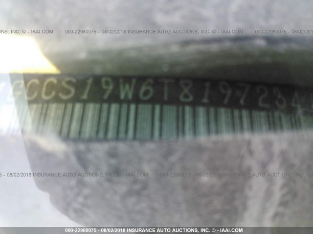 1GCCS19W6T8197234 - 1996 CHEVROLET S TRUCK S10 BEIGE photo 9