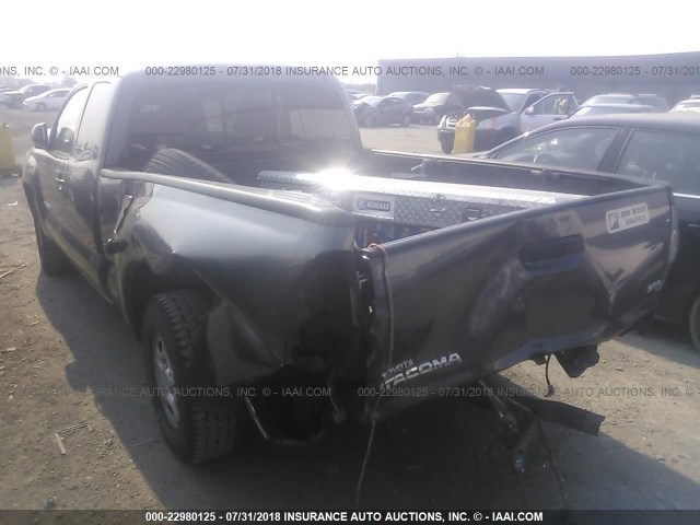 5TFTX4CNXDX027887 - 2013 TOYOTA TACOMA ACCESS CAB Grau Foto 3