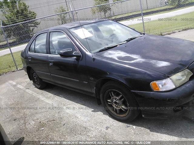 1N4AB41D1XC727055 - 1999 NISSAN SENTRA XE/GXE BLACK photo 1