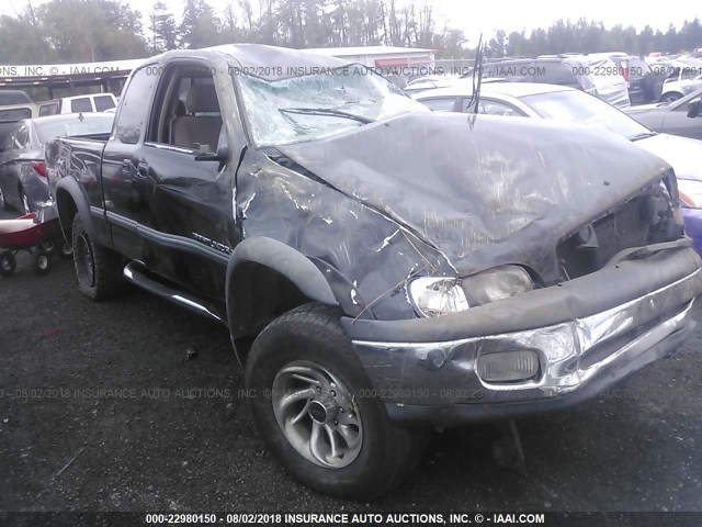 5TBBT44161S136473 - 2001 TOYOTA TUNDRA ACCESS CAB/ACCESS CAB SR5 BLACK photo 1