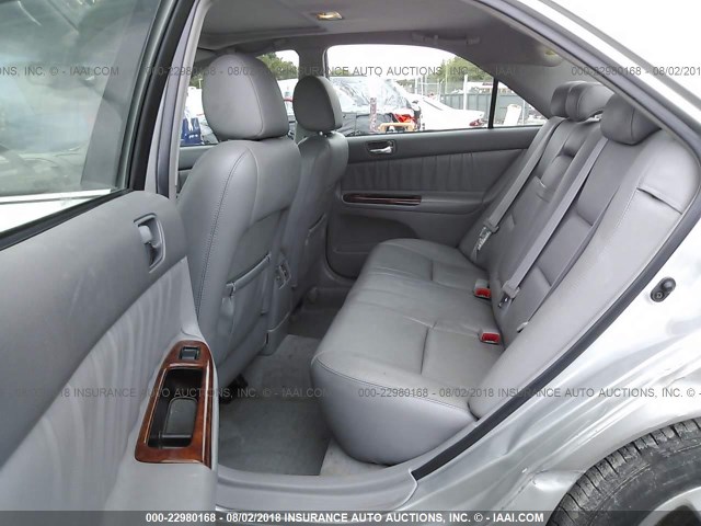 4T1BF32K25U087631 - 2005 TOYOTA CAMRY LE/XLE/SE Gümüş foto 8