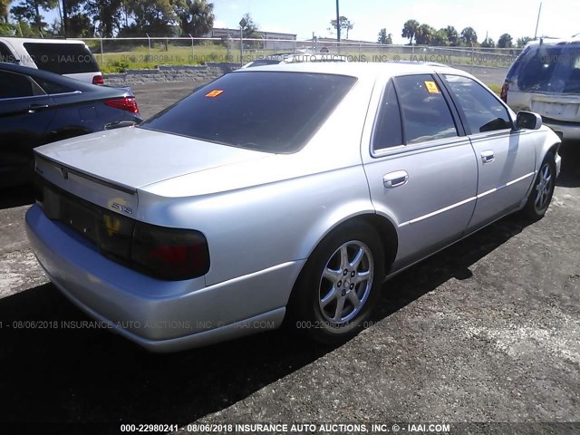 1G6KY5496XU926755 - 1999 CADILLAC SEVILLE STS SILVER photo 4