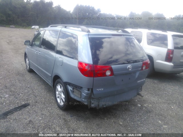 5TDZA22C46S397337 - 2006 TOYOTA SIENNA XLE/XLE LIMITED Light Blue photo 3