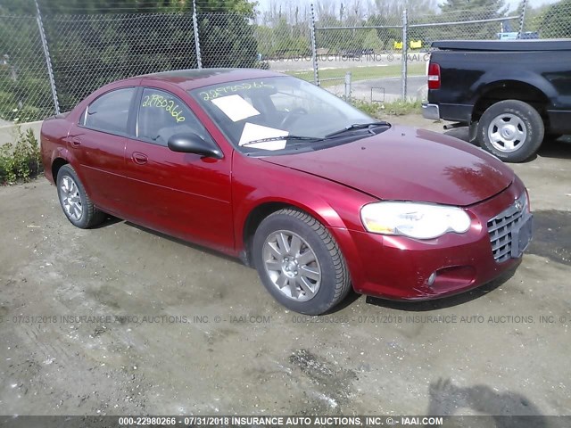 1C3EL56R26N114923 - 2006 CHRYSLER SEBRING TOURING RED photo 1