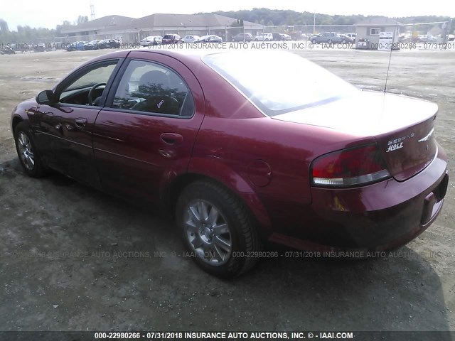 1C3EL56R26N114923 - 2006 CHRYSLER SEBRING TOURING RED photo 3