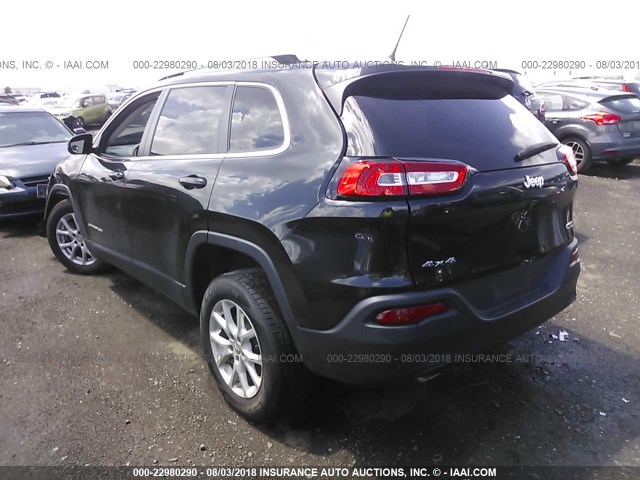 1C4PJMCB7GW277865 - 2016 JEEP CHEROKEE LATITUDE BLACK photo 3