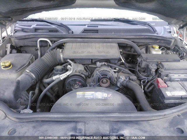 1J8HG48K07C511396 - 2007 JEEP COMMANDER GRAY photo 10