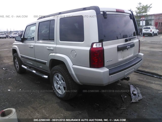 1J8HG48K07C511396 - 2007 JEEP COMMANDER GRAY photo 3