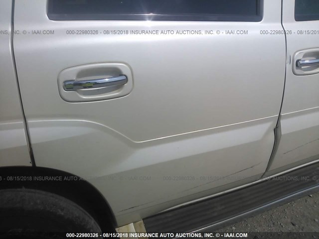 1GYEK63N35R229487 - 2005 CADILLAC ESCALADE LUXURY კრემისფერი ფოტო 6