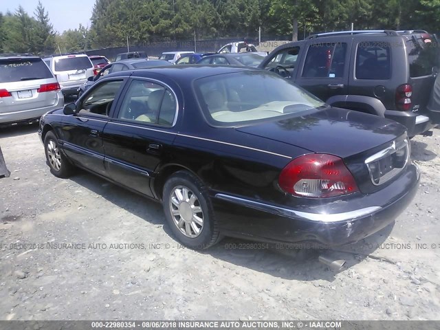 1LNHM97V7XY690060 - 1999 LINCOLN CONTINENTAL  Սև լուսանկար 3