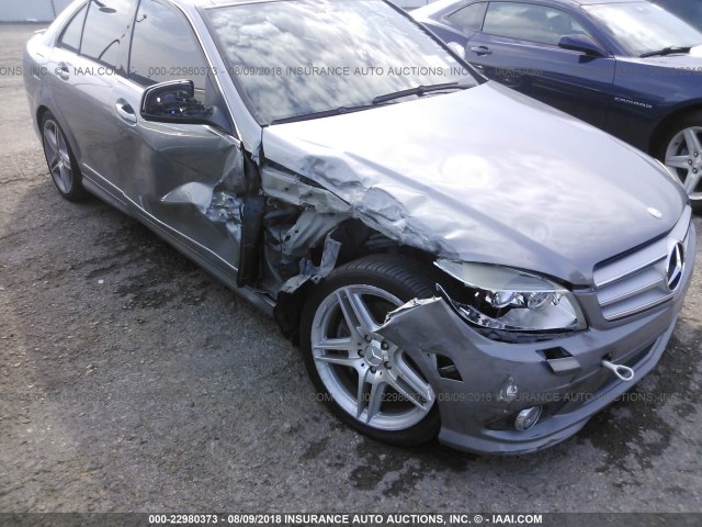 WDDGF56X18F112514 - 2008 MERCEDES-BENZ C 350 SILVER photo 6