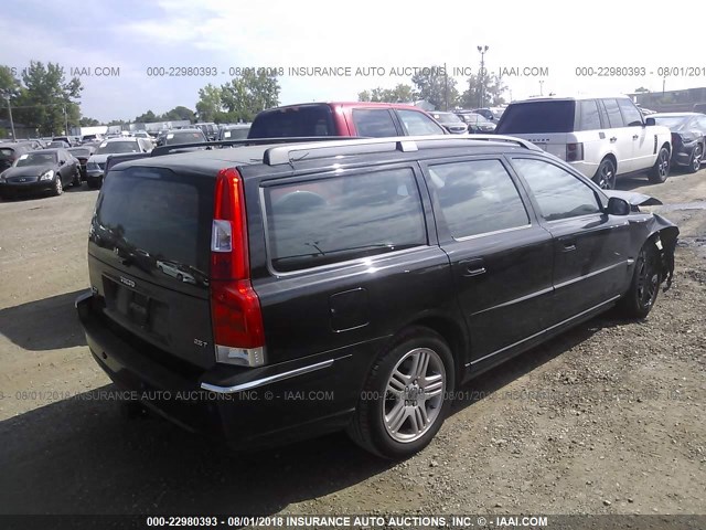 YV1SW592062599577 - 2006 VOLVO V70 2.5T BLACK photo 4