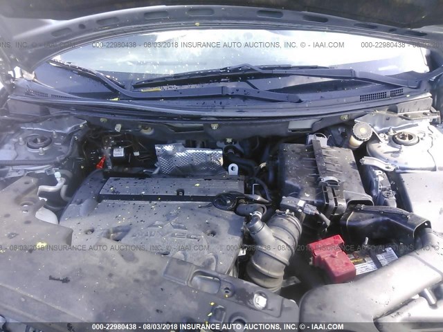 JA32U2FU5DU015027 - 2013 MITSUBISHI LANCER ES/ES SPORT GRAY photo 10