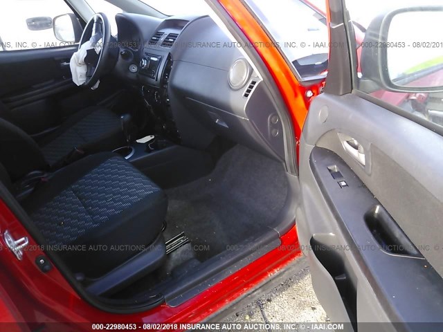 JS2YA413085103181 - 2008 SUZUKI SX4 CONVENIENCE RED photo 5