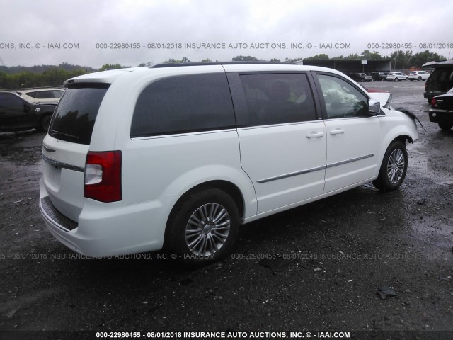 2C4RC1CG0ER345569 - 2014 CHRYSLER TOWN & COUNTRY TOURING L WHITE photo 4