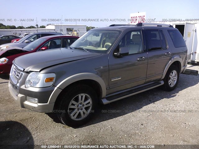 1FMEU74896UA91303 - 2006 FORD EXPLORER EDDIE BAUER GREEN photo 2