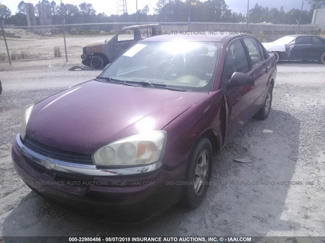 1G1ZT54894F107331 - 2004 CHEVROLET MALIBU LS წითელი ფოტო 2