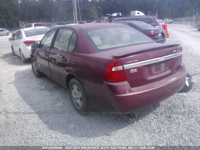 1G1ZT54894F107331 - 2004 CHEVROLET MALIBU LS წითელი ფოტო 3