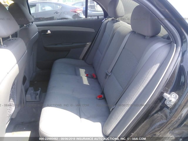 1G1ZC5E15BF315740 - 2011 CHEVROLET MALIBU 1LT შავი ფოტო 8