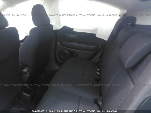 3CZRU6H36GM728808 - 2016 HONDA HR-V LX GRAY photo 8