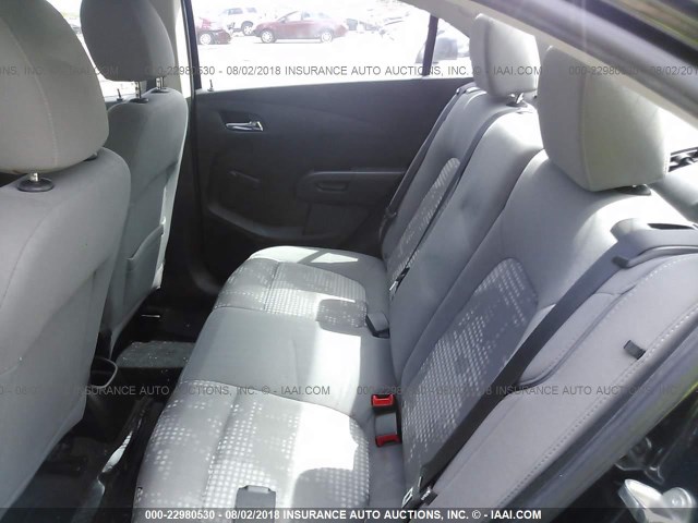 1G1JA5SH3E4227497 - 2014 CHEVROLET SONIC LS BLACK photo 8