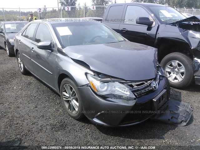 4T1BF1FK9GU140312 - 2016 TOYOTA CAMRY LE/XLE/SE/XSE GRAY photo 1