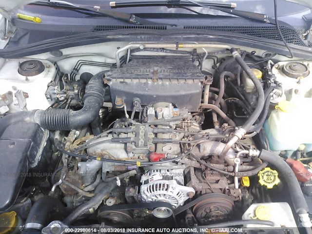 JF1SG65653H771828 - 2003 SUBARU FORESTER 2.5XS Blanc photo 10