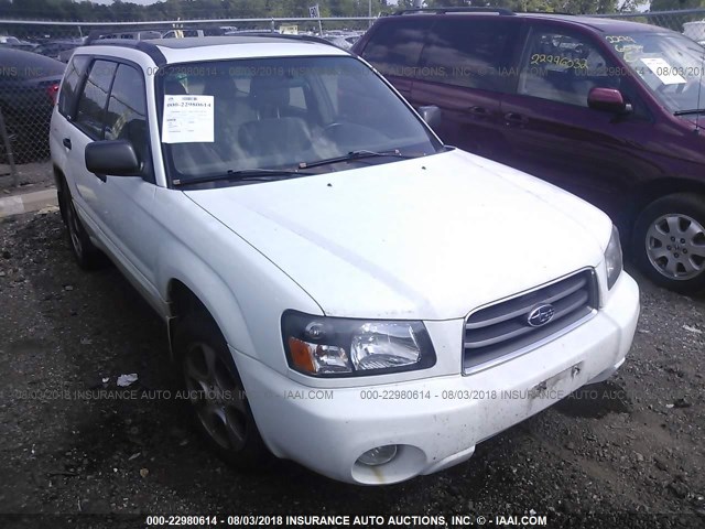 JF1SG65653H771828 - 2003 SUBARU FORESTER 2.5XS Blanc photo 6