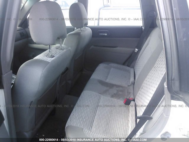 JF1SG65653H771828 - 2003 SUBARU FORESTER 2.5XS Blanc photo 8