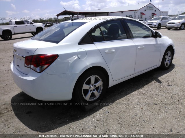 1G1PE5SB0G7106079 - 2016 CHEVROLET CRUZE LIMITED LT WHITE photo 4